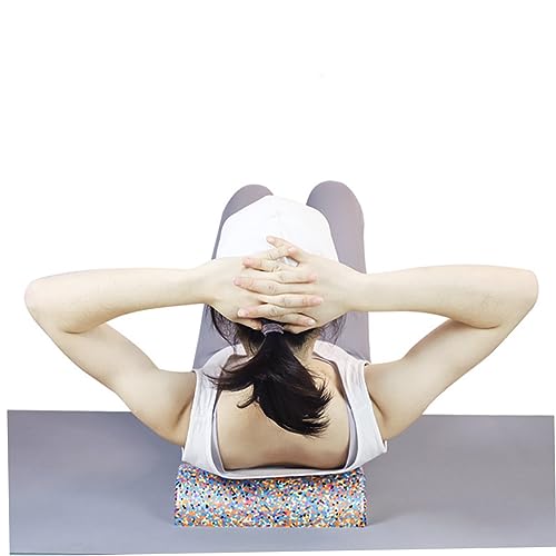 GALPADA Rodillo semicircular de alta densidad para relajación muscular, herramienta de masaje de media espuma para yoga y terapia de tejido profundo, ligero y portátil, entrenador de equilibrio y flexibilidad miniatura 4