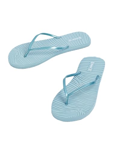 Image of Women Textured Flip Flops, Pink 36