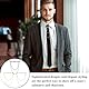 Amexo 3 Pcs Krawatte Kragen Pin Kragen Bar Pins Kragen Bar Mit Kette Krawattennadel Clip Mit Kette Herren Kragenclip Set mit Kettenstil Anstecknadel Kette für Valentinstag Party Verabredung Hochzeit