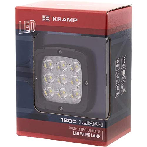 Kramp LED Arbeitsscheinwerfer 15W 1800lm Flutlicht Deutsch LA10099