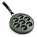 Price comparison product image Norpro 3113 Aebelskiver Stuffed Pancake Pan,Black,9in/23cm in diameter and 2.75in/7cm deep