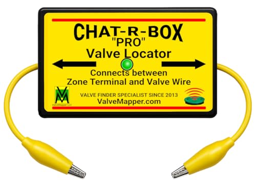 Chat-R-Box PRO Valve Locator Find Hidden Sprinkler Valves Fast | Works with Rain Bird Hunter Orbit & Most 24VAC Systems