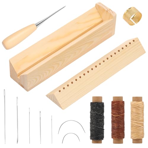 La mejor comparación de Encuadernación - los más vendidos. 45 Herramienta de perforación para encuadernación de madera, kit de encuadernación de cuentas de mano, suministros de encuadernación con punzones, herramientas portátiles para...