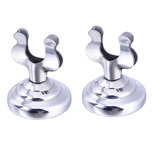 FUNOMOCYA 6 Restaurant Meal Holder Memo Holder Stand Photo Holder Clip Stand Wire Photo Table Picture Stands Table Number Holder Cord Holders Flyer Display Stand Menu Holder Clip Silver