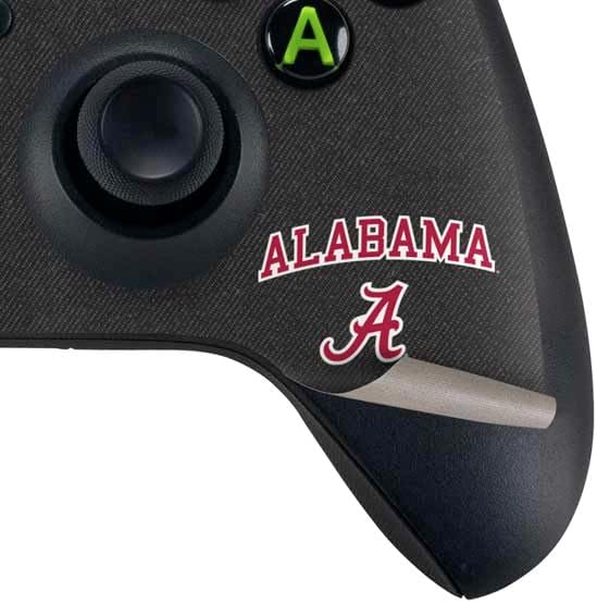 Vista 48 de Skinit Decal Gaming Skin Compatible with Xbox Series X Bundle - Officially Licensed University of Alabama Roll Tide Roll Design