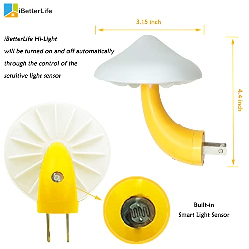 Sensor LED Mushroom Night Lights - 2Pack miniatura 3