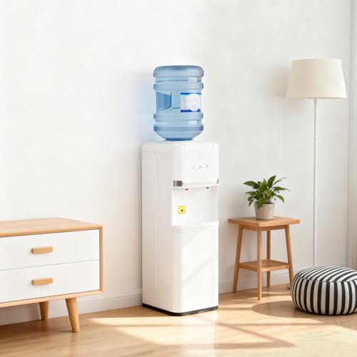 Image of Top Loading Water Cooler Dispenser for Holds 5 Gallon Jug,3 Temperature Settings,Hot & Cold Standing Water Dispenser with Multiple Safety Features,Water Cooler for Home,Office,Apartment