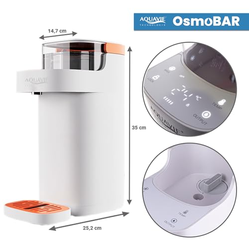 Fontaine à eau chaude OsmoBAR purificateur ultrafiltration contre goût chlore