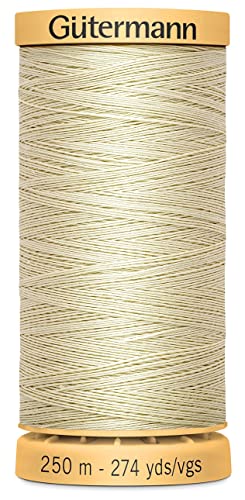 Gutermann 24662 Natural Cotton Thread 273 Yards miniatura 1