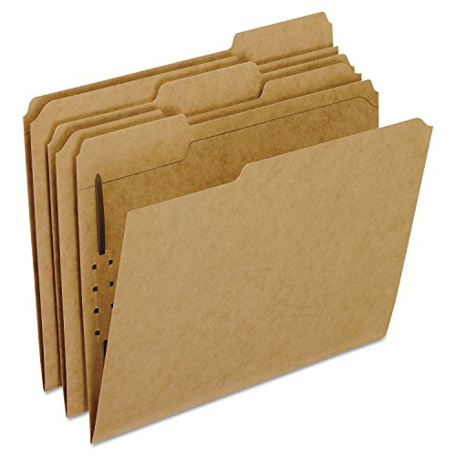 Dossier de classification Pendaflex Fk211 Kraft avec onglets 1/3, taille Lettre, boîte de 50