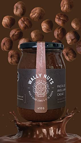 Wally Nuts - Hazelnut-Cocoa Spread Enriched With Prebiotics, 8,8 Oz | Vegan, No Palm Oil #TOP6