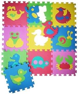 Foam Tiles Puzzle Animal Shapes Floor Tiles for Kids - 8 Pieces 30cm*30cm