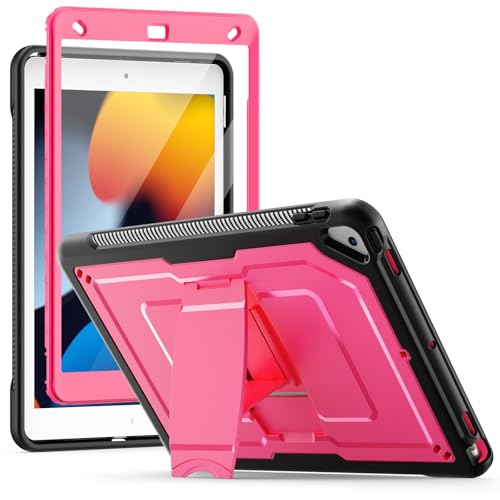 Coque pour iPad 9/8/7 Gen 10.2 Pouces SEYMAC Protection Intégrale Rose
