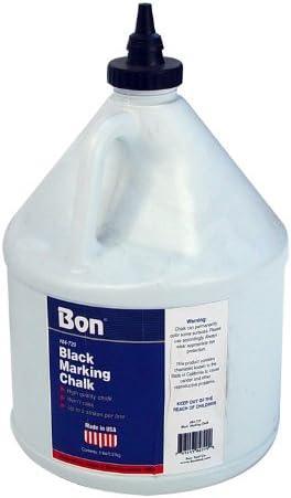 Bon 84-729 5-Pound Chalk for Chalk Box, Black
