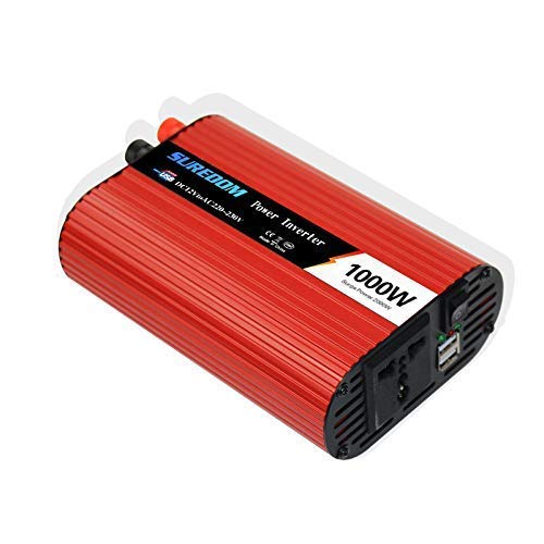 Convertisseur 12V 220V 1000W alimente vos appareils électriques sans coupure en voiture