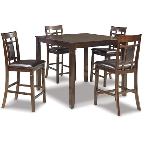 Signature Design by Ashley Bennox 5-Piece Counter Height Dining Table Set