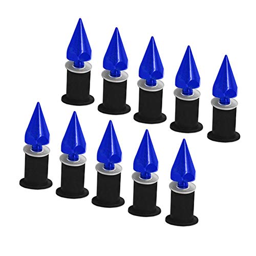 Image of Windshield Windscreen Spike Bolts with M5 Screws and Nuts for Motorcycle, Sports Car, Off-Road Vehicle, and Scooter Modification, Reinforcement, and Decoration (CNC Machined Aluminum Alloy)