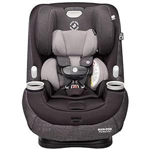 Maxi-Cosi Pria Max All-in-One Convertible Car Seat, rear-facing, from 4-40 pounds; forward-facing to 65 pounds; and up to 100 pounds in booster mode, Nomad Black