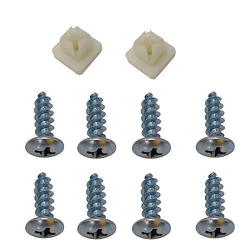 Kyyet Front Bumper License Plate Frame Bracket Holder Compatible With 2004-2008 Dodge Ram 1500 2500 3500 W/Fastener Replace #55077158Ae #TOP4