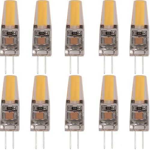 Bombilla LED G4 6W, 220V-240V, 60W Bombilla Halógena Equivalente, 600LM, G4 Bi Pin Base Bombillas para Lámpara Iluminación Hogar Regulable(Blanco cálido)