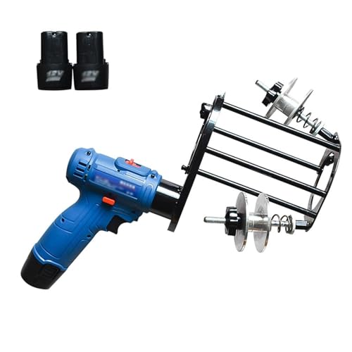 Image of Air Conditioning Tape Winding Machine, Commercial Copper Pipe Taping, Electric Wrapping With 2 Battery & Golves, Cable Tie Adjustment Distance 5-10cm