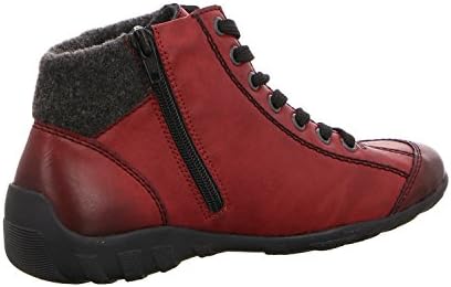 Rieker Women's High Hi-Top Trainers, Red (Wine/Anthrazit 35), 8.5 | Image 4