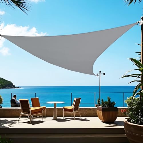 Tronssien Rectangle 16'x16'x23' Sun Shade Sail,95% UV Blockage Canopy Awning for Outdoor Patio and...