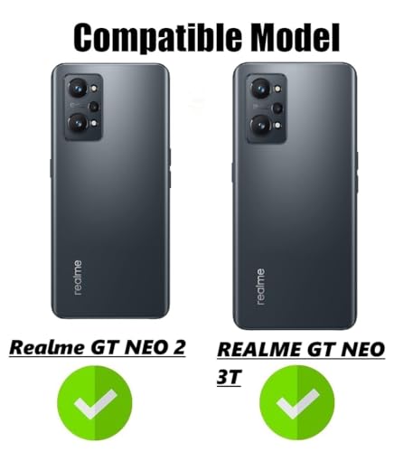 Image of COVERBLACK Soft Rubber Back Cover Compatible Model for Realme RMX3370 / Realme GTNeo 2 - Transparent