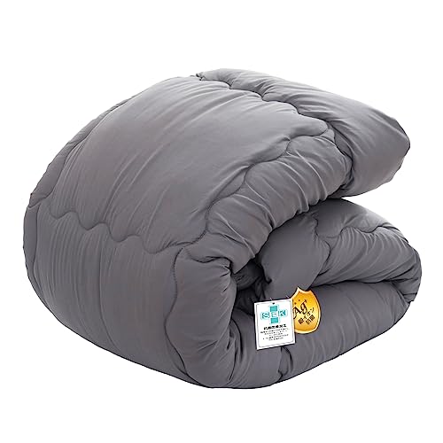 Sun Deco 掛け布団 シングル 冬 掛けふとん 布団【Ag+銀イオン抗菌素材】【SEK衛生認証】合掛け布団 軽量 洗える 抗菌防臭 防ダニ 吸水速乾 暖かい かけふとん かけ布団 あったか 柔らかな肌触り やわらかフィット キルトケット 掛布団 客用