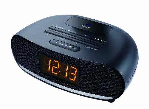 Sylvania SCR1997 USB Bluetooth Alarm Clock Radio