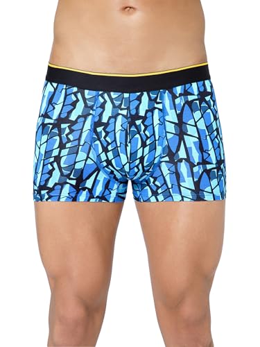 Image of Bummer Printed Micro Modal Trunks Underwear for Men - Ultra Soft & Breathable, 3 Times Softer Than Cotton, Anti-Bacterial, Stretchable for Ultimate Comfort & Style, Pack of 1 (A Shark Tank Product)