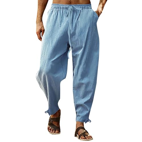 Pantalon sarouel long pour homme fluide pour vos moments de détente estivale