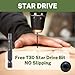 LIONMAX Lag Screws 4 Inch, Structural Wood Screw #14 x 4, 50-PCS Heavy Duty Construction Screw, Rust Resistant, Washer Head, Black Coated Exterior Wood/Lag/Timber Screws, Star Drive with Bit