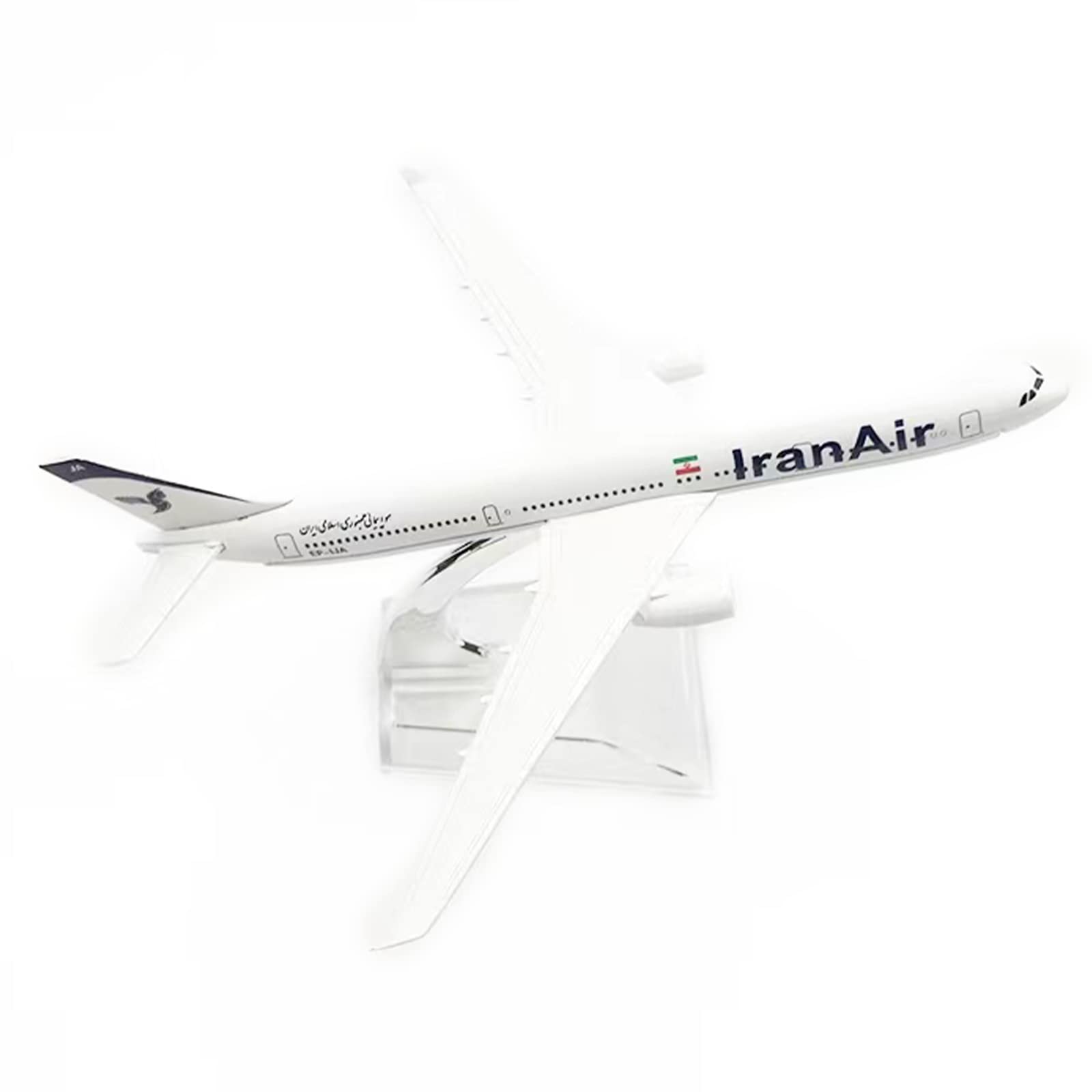 TECKEEN 1/400 Scale A330 Iran Air Plane Model Alloy Model Diecast Plane Model for Collection