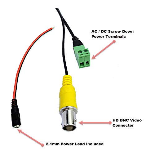 Cctv Camera Pros Ahd-Ad24H 1080P Security Camera | 2 Megapixel Ahd Surveillance | White Hd Infrared Dome | 2.8~12Mm Varifocal Lens | Ip68 Vandal Resistant Weatherproof Housing | Bnc Video Connector #TOP4