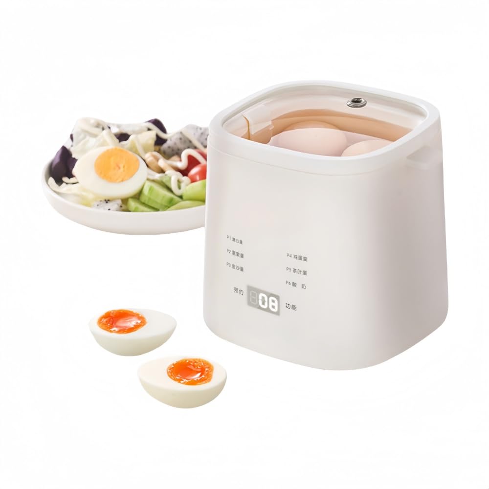Amazon | Iuseike ゆで卵メーカー 煮蛋器 12時間前予約 6つの