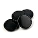 RTRHINOTUNING 63mm 2.5in Wheel Center Caps for Dodge Ram 1500 Dakota Durango 52005732, 63mm(2.48in)/57mm(2.26in) 4 Pack Black Hub Caps