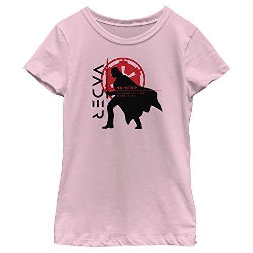 T-shirt Star Wars Vader Silhouette rose clair taille XS pour fille