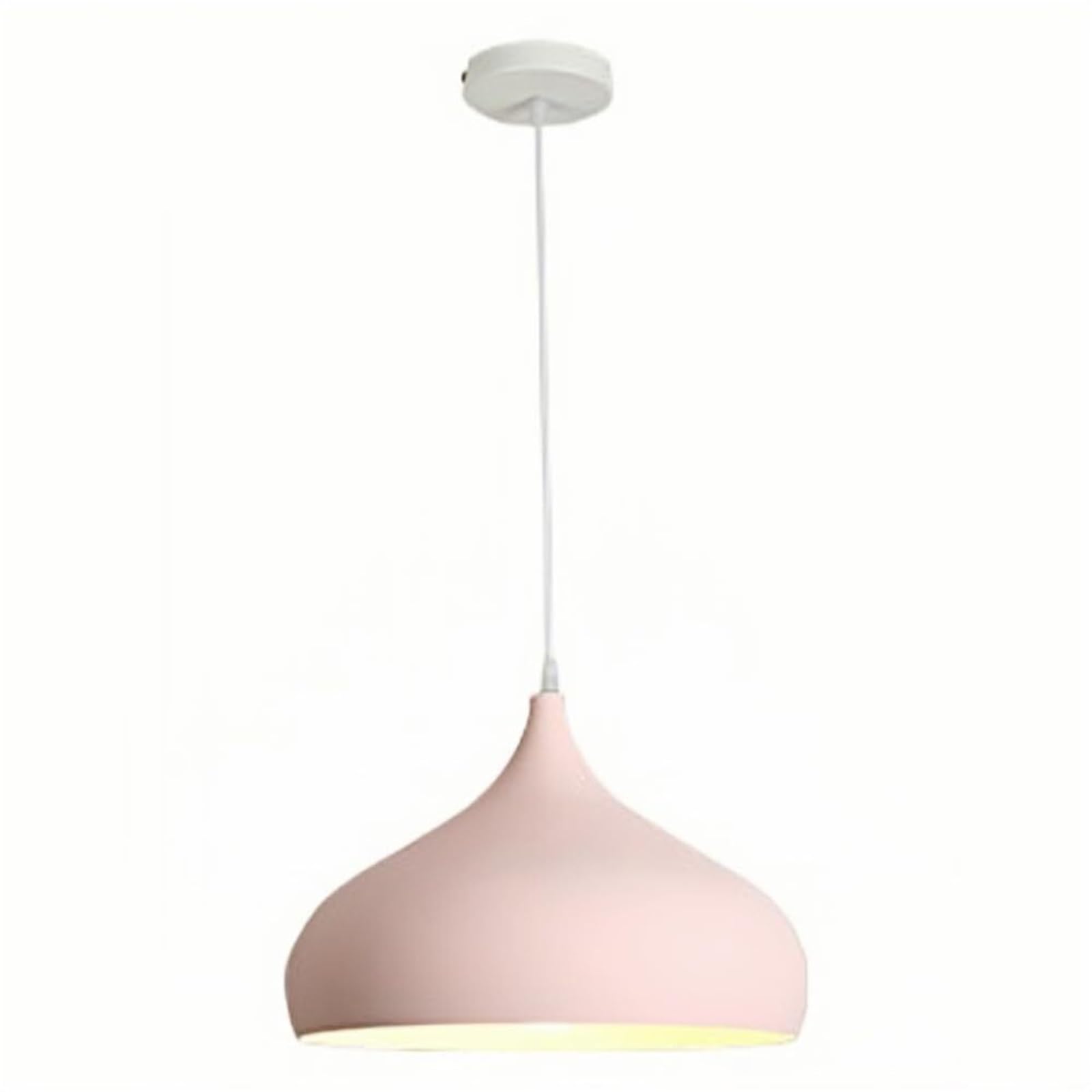KHUKHU Modern Dining Room Pendant Light, Minimalist Office Decorative Ceiling Light Fixture, Commercial Shop Hanging Lamp Shade, 1-Head Creative Bedroom Study Chandelier, for Kitchen Island(A,35cm)