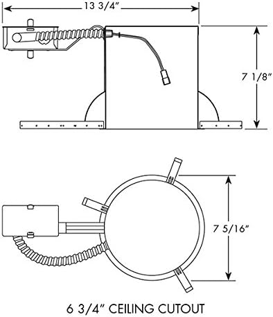 Miniatura 2 de Juno Lighting Group IC23R-LEDT24 IC23R-LEDT24 IC Remodel 6IN 120V carcasa empotrada,
