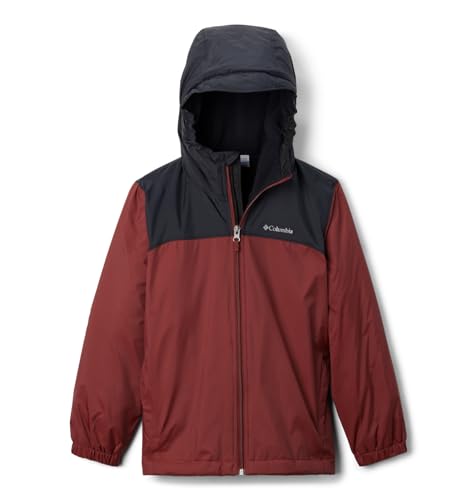 Columbia Boys' Little Glennaker II Sherpa Lined Jacket Big Kid, Spice/Black