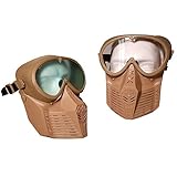 JustBBGuns Airsoft Pro Full Face Mask with Eye Protection