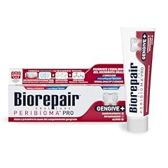 Biorepair, Dentifricio Peribioma Pro Gengive +, Combatte il Sanguinamento Gengivale, Infiammazioni e Alitosi, Con MicroRepair e Probiotici, Per l'Equilibrio del Microbiota Orale,75ml