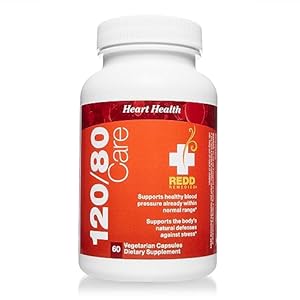 Redd Remedies, 120/80 Care, Promotes Healthy Blood Flow with Hawthorn Berry, Leaf and Flower, 60 Capsules
