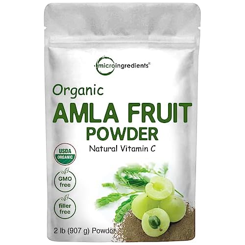 Organic Amla Powder (Amalaki) 32oz – Vitamin C, Vegan