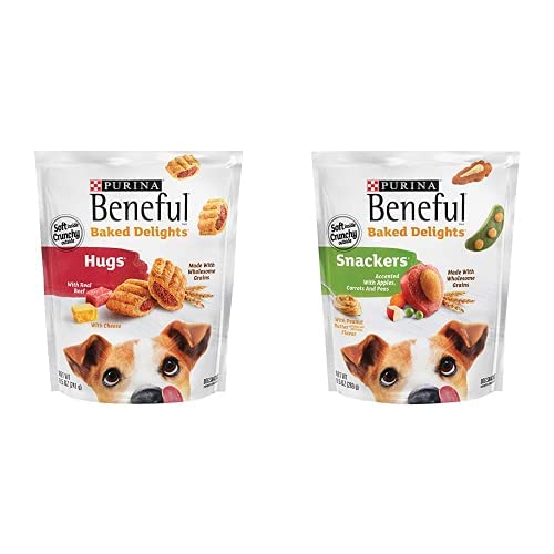 Purina Beneful Hugs Carne y Queso Snacks para Perro 241 g Beneful Snacker Vegetales Snacks para Perro 269g