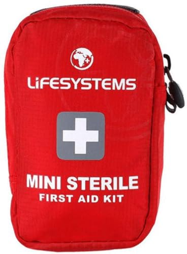 Lifesystems Mini Sterile Kit, CE Certified Contents, Specifically Designed for Travel And Holiday, Red