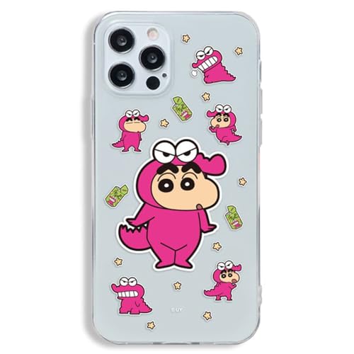 iPhoneSE3 iPhoneSE2 iPhone8 iPhone7 p N񂿂 NA P[X y{甭z CrayonShinchan Big Sticker S1 Clear Case ACtH SE3 Ή TPU [[