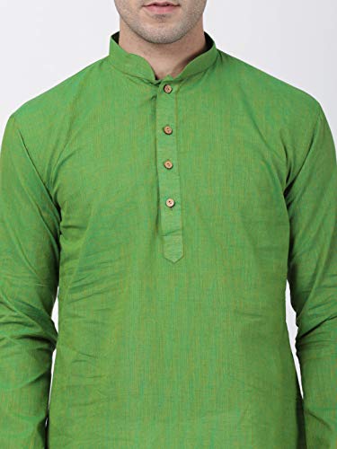 Image of VASTRAMAY Men's Royal Blue Pure Cotton Kurta