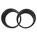 Hooke Road Matte Black Headlight Bezels Headlight Cover Trim for 2007-2015 Jeep Wrangler JK & Wrangler Unlimited